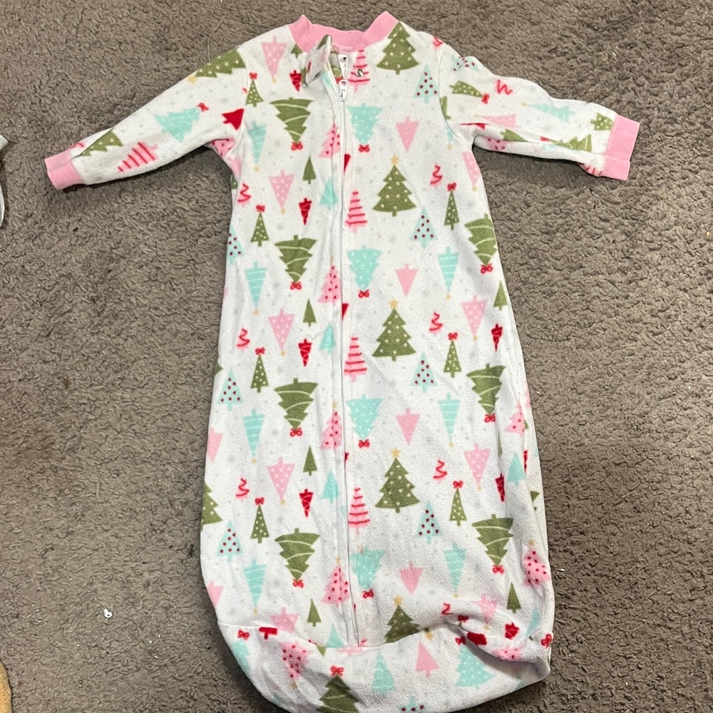Festive Tree Print Kids Sleep Sack
